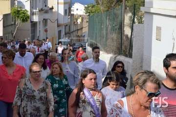 Procesión de Santa Agueda y la Virgen de Lourdes en Telde (Foto Francisco Javier Santana)